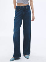 Logan Wide Leg Jean - Annalise-RAG + BONE-Over the Rainbow