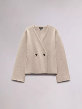 Lori Wool Cardigan - Oatmeal-RAG + BONE-Over the Rainbow