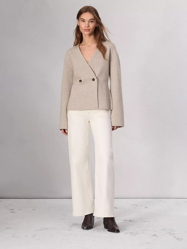 Lori Wool Cardigan - Oatmeal-RAG + BONE-Over the Rainbow