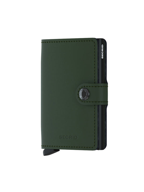 Miniwallet - Green Black-SECRID WALLET-Over the Rainbow