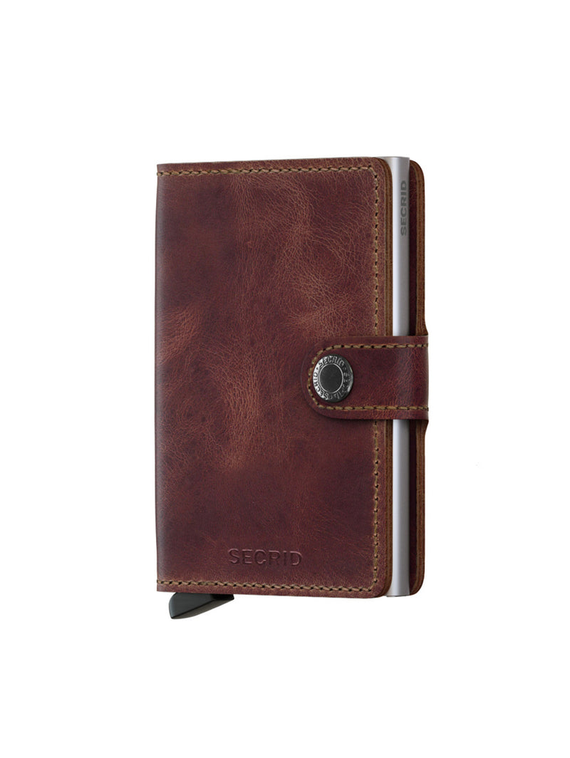 Miniwallet - Vintage Brown-SECRID WALLET-Over the Rainbow