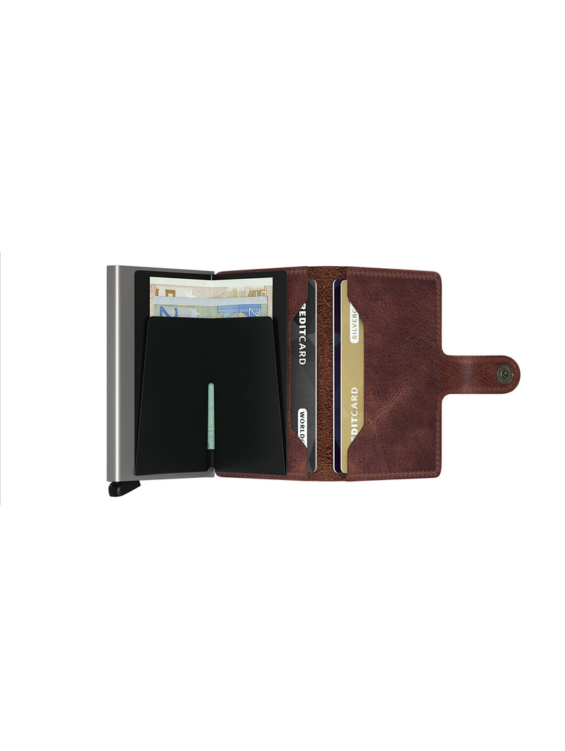 Miniwallet - Vintage Brown-SECRID WALLET-Over the Rainbow