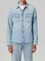 Cairo Utility Denim Shirt - Tempo-Citizens of Humanity-Over the Rainbow