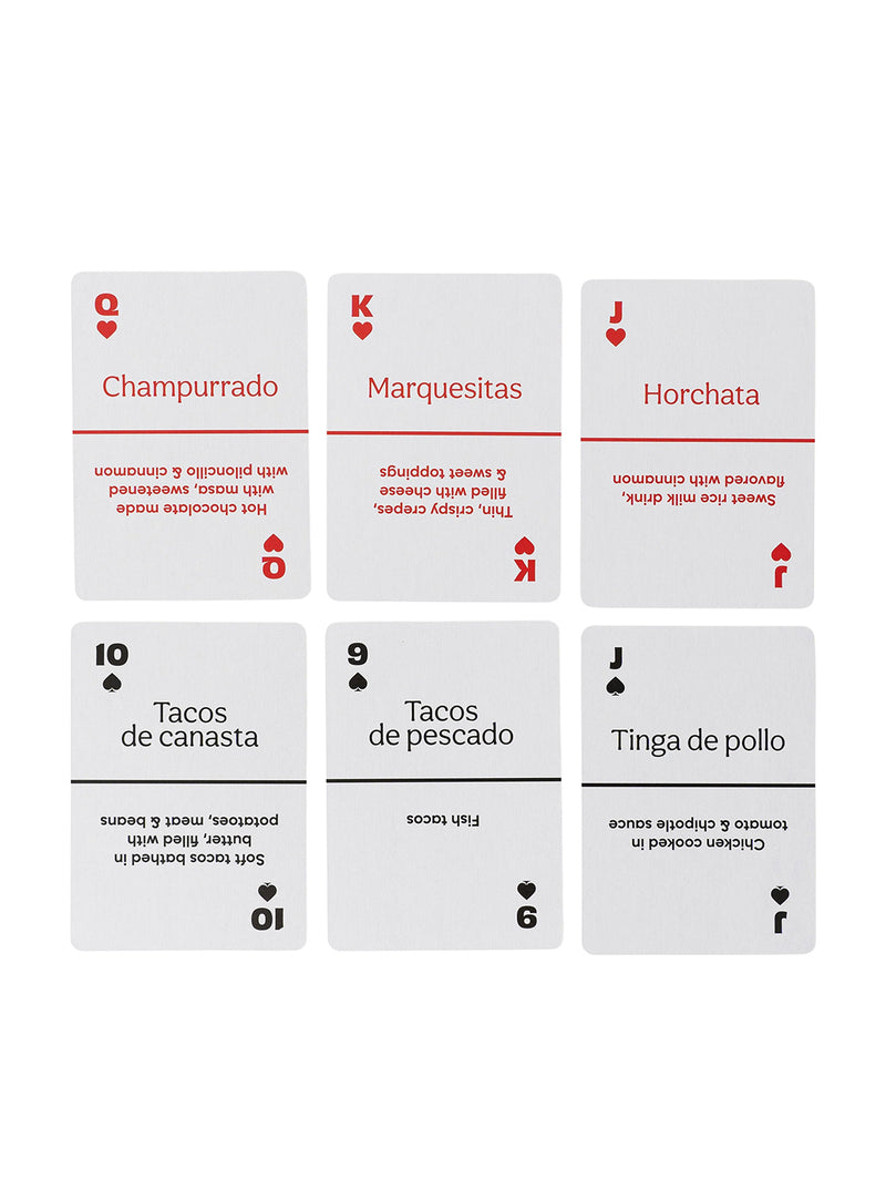 Playing Cards - Mexican Street Food-LINGO-Over the Rainbow