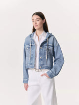 Miramar Trucker Hoodie Jacket - Coney-RAG + BONE-Over the Rainbow