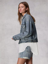 Miramar Trucker Jacket - Walker-RAG + BONE-Over the Rainbow