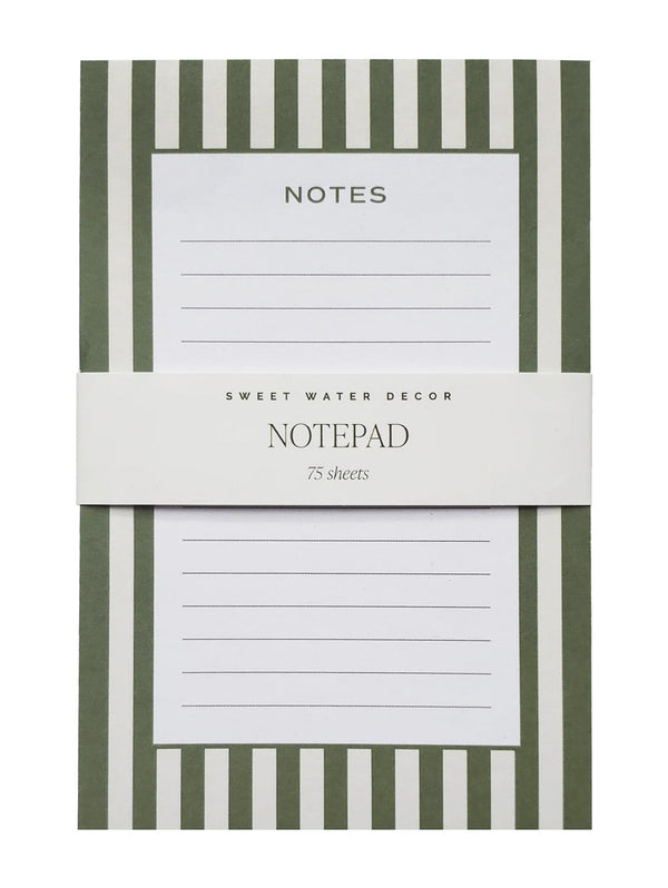 Striped Notepad-SWEET WATER DECOR-Over the Rainbow