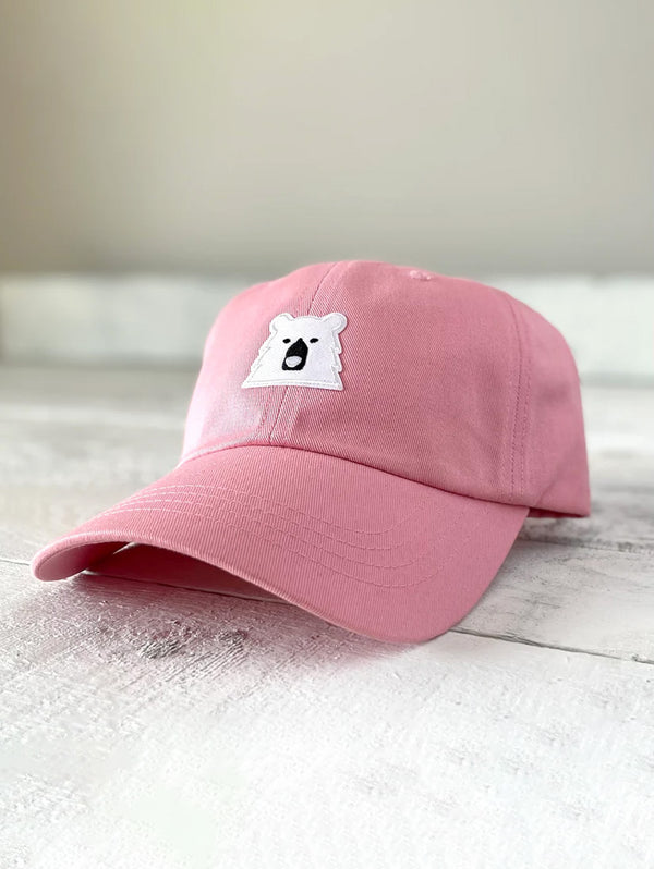 Lil Bear Camp Hat - Pink-North Standard Trading Post-Over the Rainbow