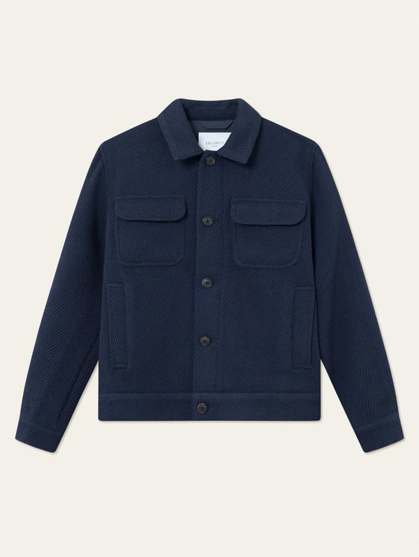 Nash 2.0 Wool Hybrid Jacket - Dark Navy-LES DEUX-Over the Rainbow