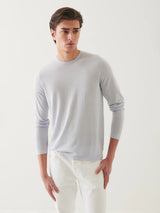 Cupro Sweater - Ocean-Patrick Assaraf-Over the Rainbow