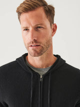 Air Cashmere Hoodie - Black-Patrick Assaraf-Over the Rainbow