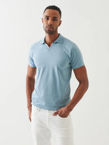 Iconic Open Polo - Misty Sky