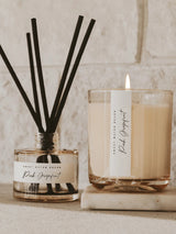 Tinted Glass Reed Diffusers - Pink Grapefruit-SWEET WATER DECOR-Over the Rainbow