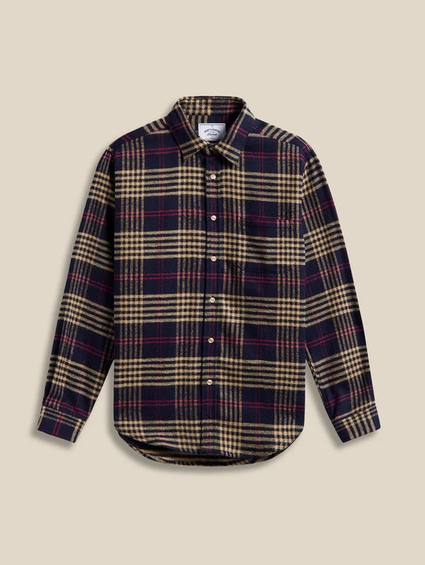 Pomar Shirt - Navy-PORTUGUESE FLANNEL-Over the Rainbow