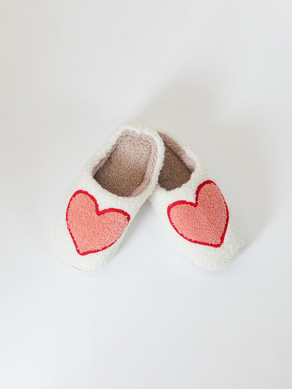 Printed Sherpa Slides - Big Heart-LYLA+LUXE-Over the Rainbow