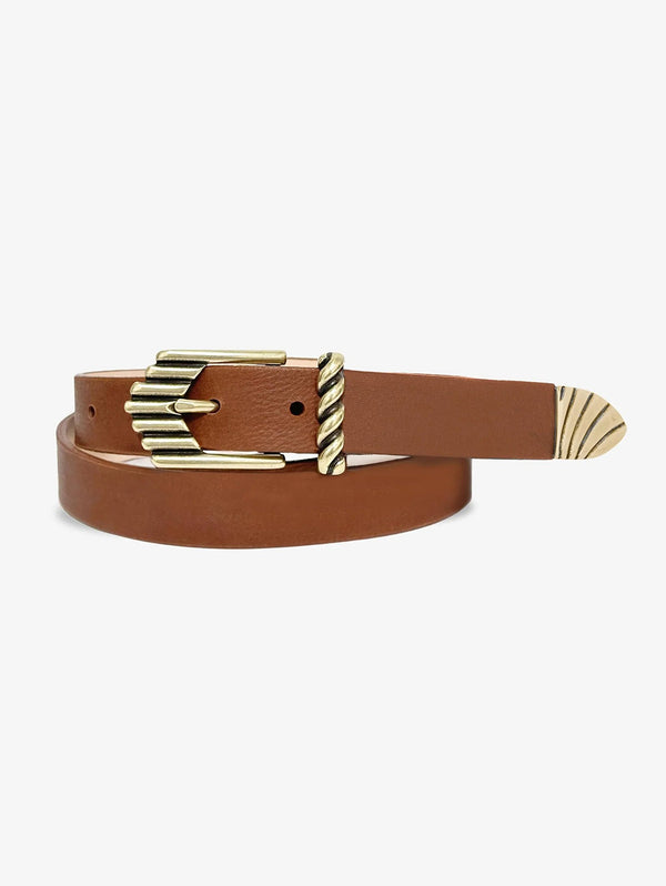 Paityn Belt - Bronze Nappa