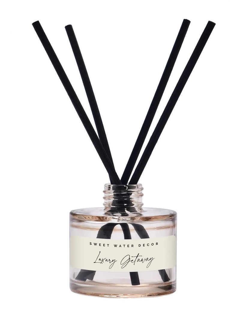 Tinted Glass Reed Diffusers - Luxury Getaway-SWEET WATER DECOR-Over the Rainbow