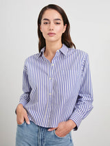 Ramy Shirt - Mariner White Stripe-Rails-Over the Rainbow