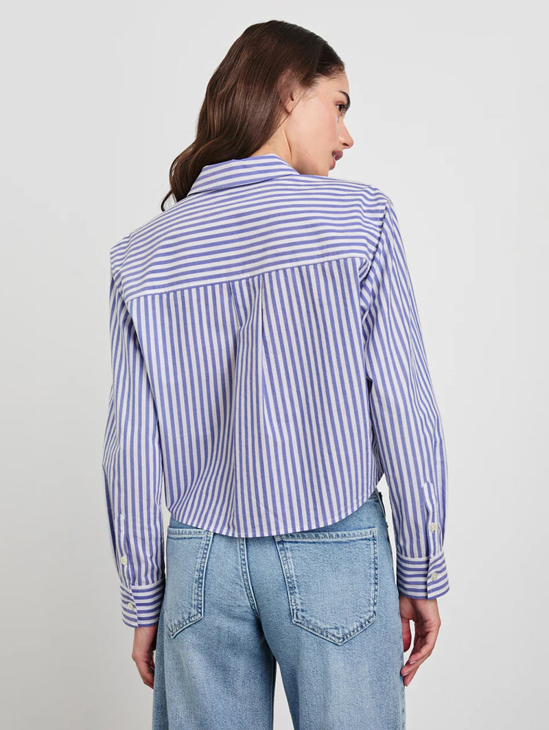 Ramy Shirt - Mariner White Stripe-Rails-Over the Rainbow