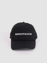 Respectfully Dad Cap - Black/White-INTENTIONALLY _______-Over the Rainbow