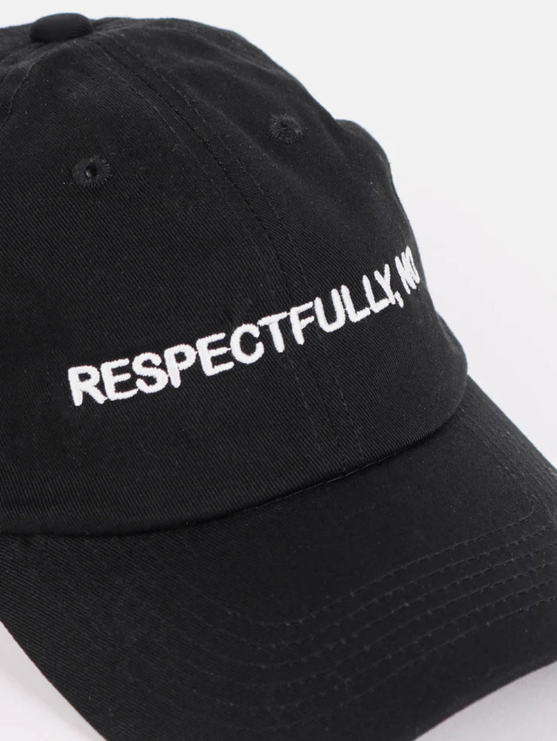 Respectfully Dad Cap - Black/White-INTENTIONALLY _______-Over the Rainbow