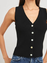 Rosa Vest - Black-Rails-Over the Rainbow