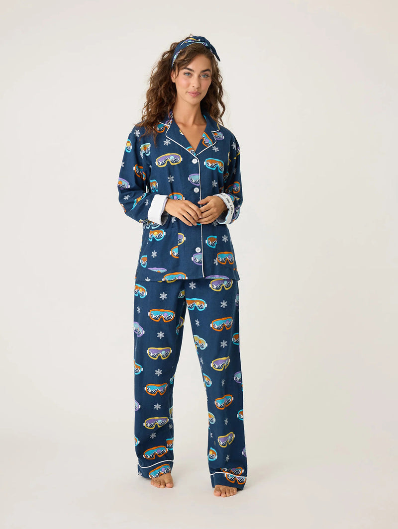 Ski You Later PJ Set - Navy-PJ Salvage-Over the Rainbow