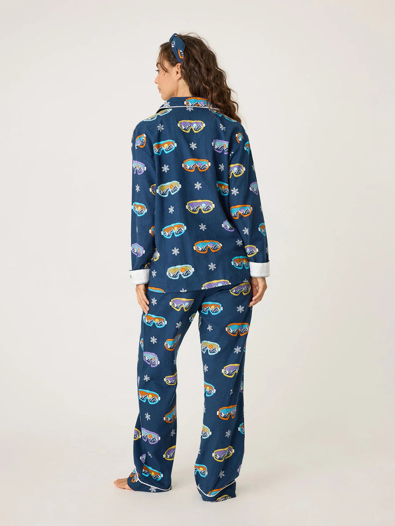 Ski You Later PJ Set - Navy-PJ Salvage-Over the Rainbow