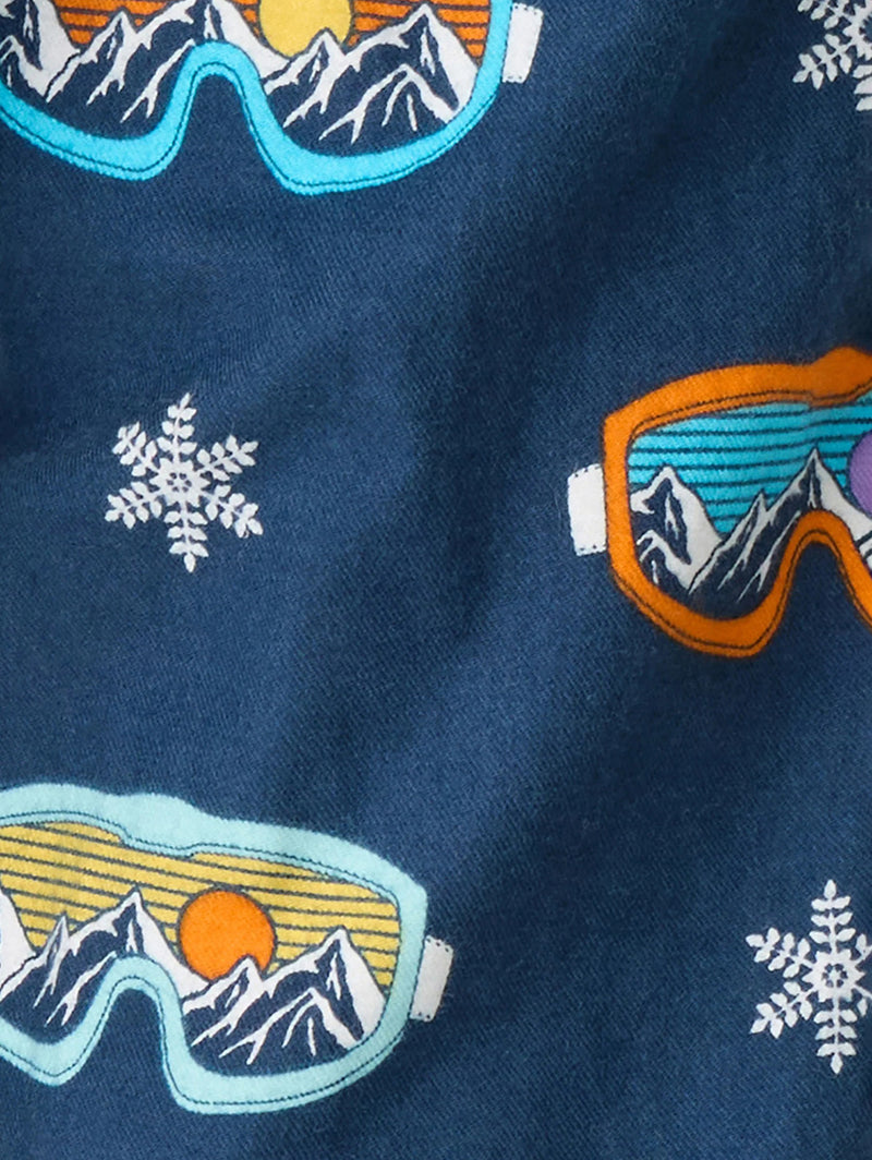 Ski You Later PJ Set - Navy-PJ Salvage-Over the Rainbow