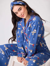 Love Leo Dog Rescue PJ Set - Dark Denim-PJ Salvage-Over the Rainbow