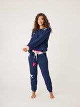 Marshmallow Party PJ Set - Navy-PJ Salvage-Over the Rainbow