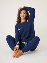 Marshmallow Party PJ Set - Navy-PJ Salvage-Over the Rainbow