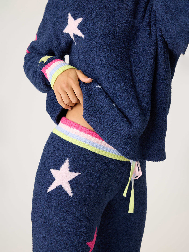 Marshmallow Party PJ Set - Navy-PJ Salvage-Over the Rainbow