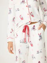 Candy Cane Lane PJ Set - Ivory-PJ Salvage-Over the Rainbow