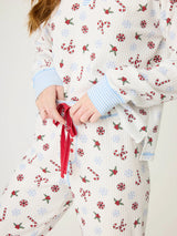 Ski Jammie Classic Set - Ivory-PJ Salvage-Over the Rainbow