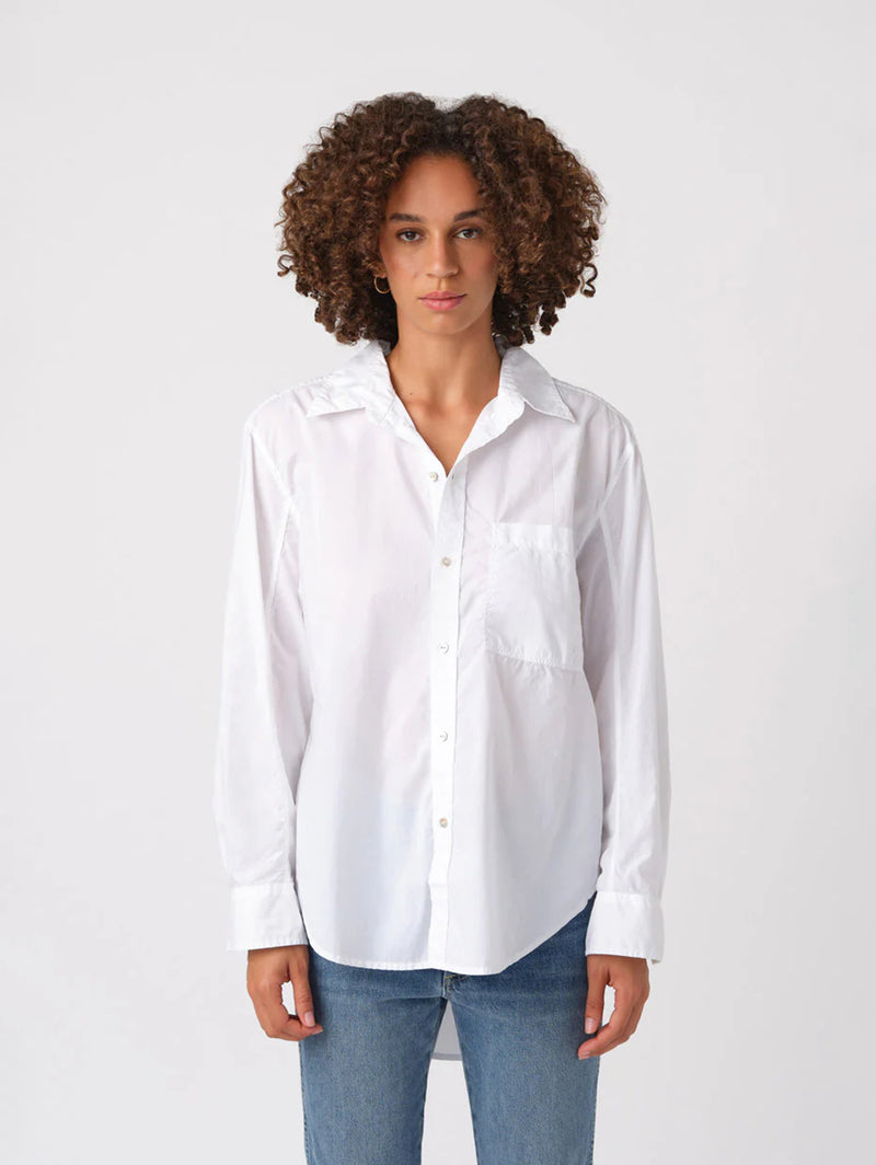 Ruth Oversized Shirt - White-AMO-Over the Rainbow