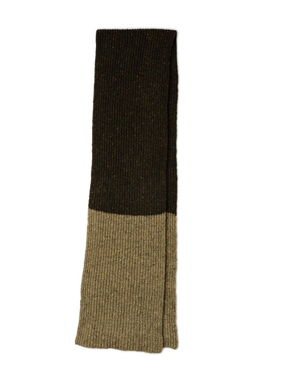 Shin Donegal Scarf - Olive-MACKIE-Over the Rainbow