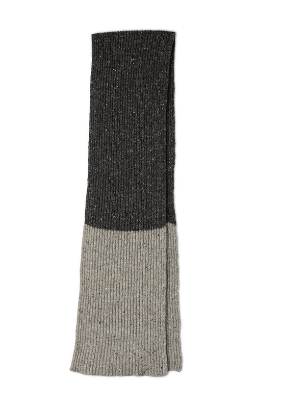 Shin Donegal Scarf - Grey-MACKIE-Over the Rainbow