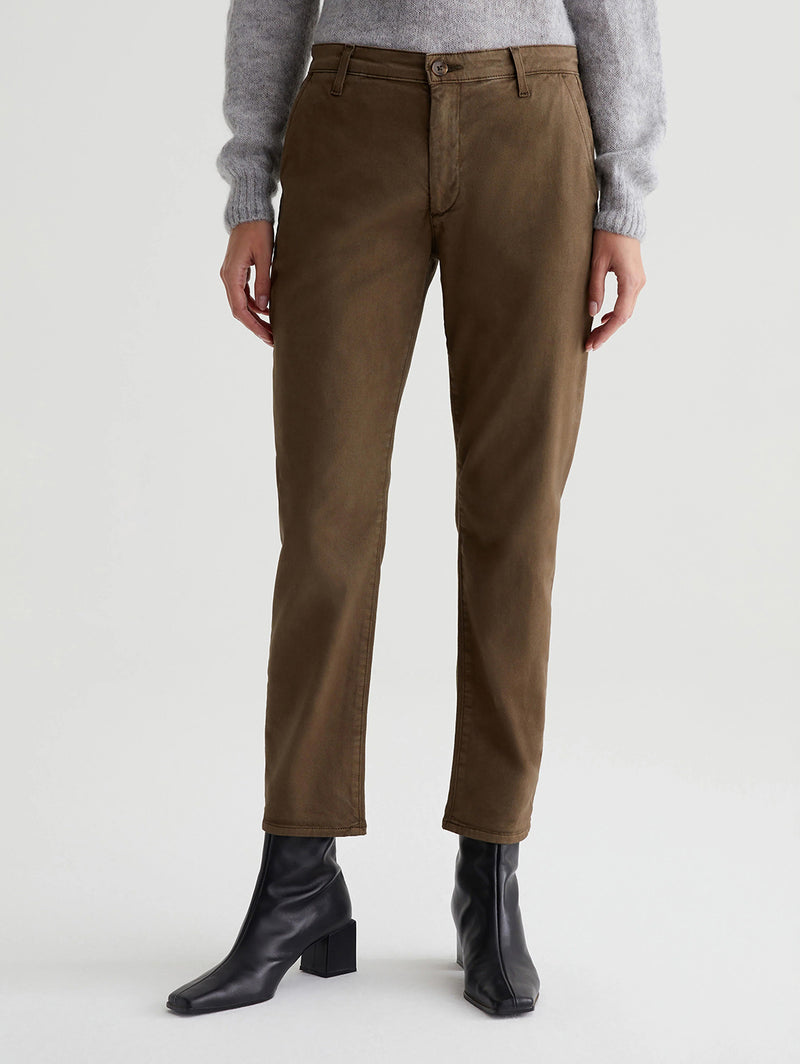 Caden Straight Trouser - Sulfur Oak Brown-AG Jeans-Over the Rainbow