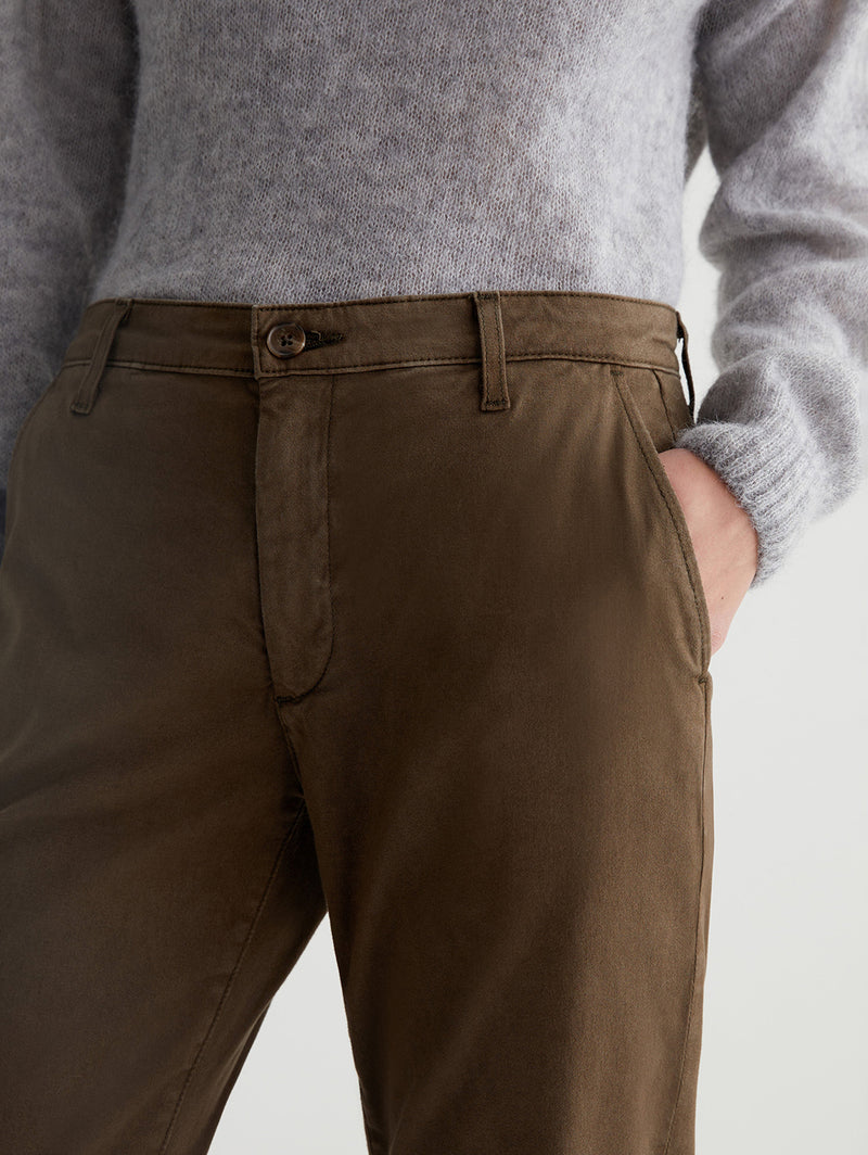 Caden Straight Trouser - Sulfur Oak Brown-AG Jeans-Over the Rainbow