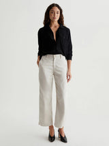 Fiona High Rise Barrel Pant - Pumice-AG Jeans-Over the Rainbow