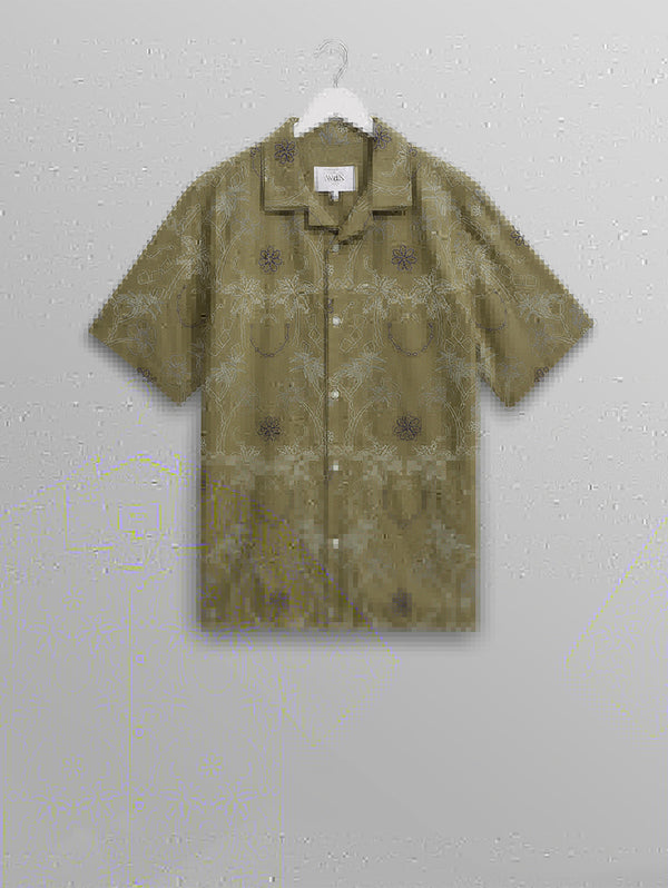 Didcot Shirt - Khaki Pattern