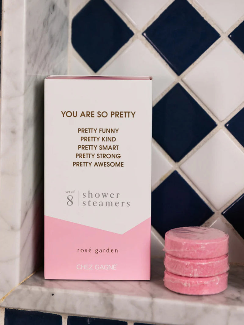 You Are So Pretty Shower Steamer Set - Rosé Garden-CHEZ GAGNE LETTERPRESS-Over the Rainbow