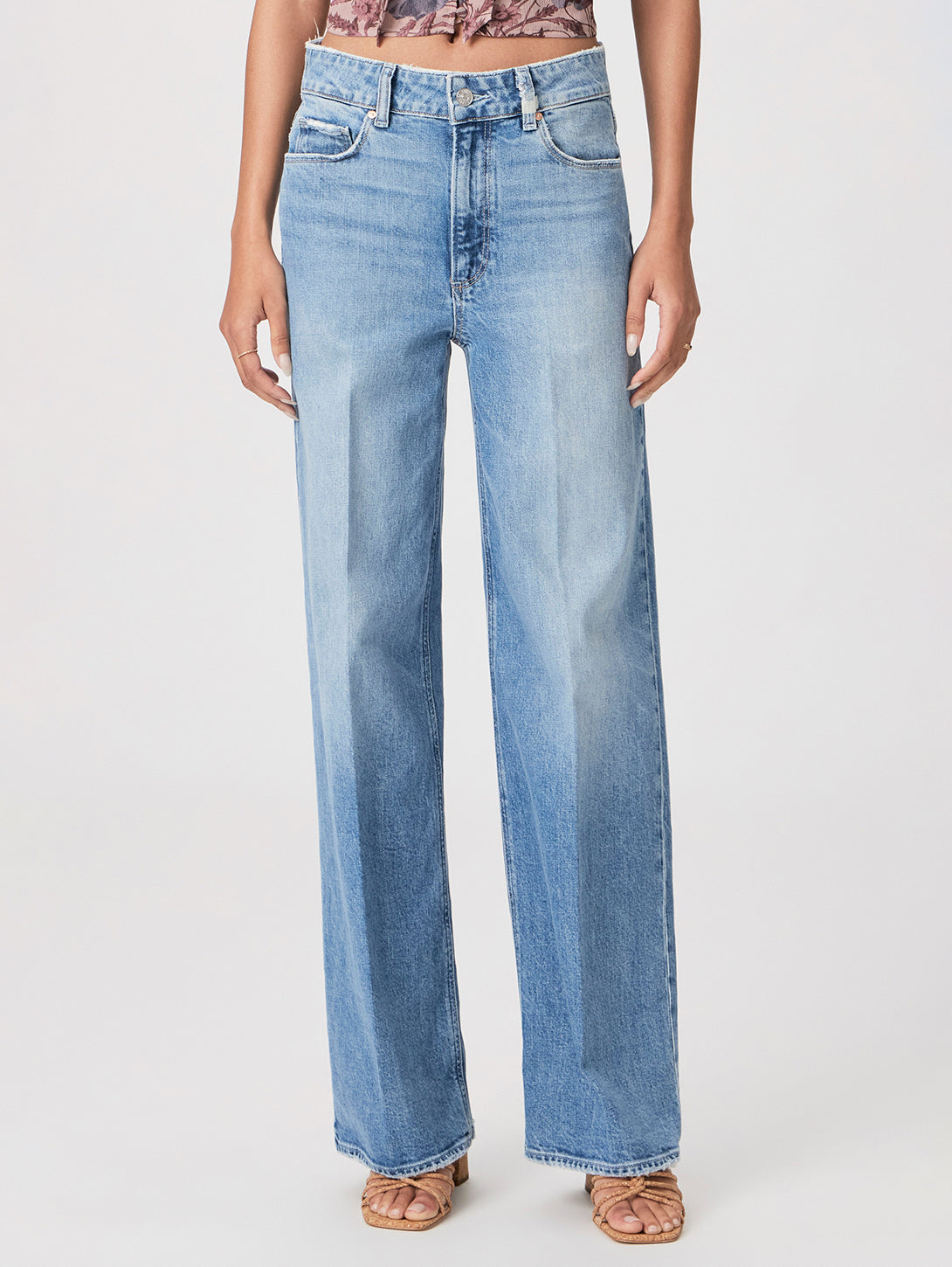 PAIGE | Sasha High Rise Straight Jean - Archives | Over The Rainbow ...