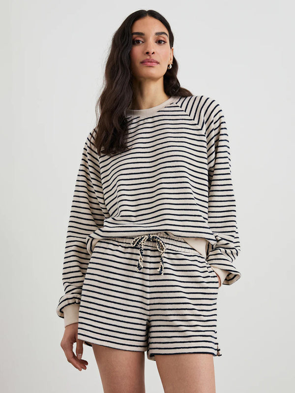 Theron Sweatshirt - Sailor Stripe Terry Towel-Rails-Over the Rainbow