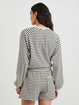 Theron Sweatshirt - Sailor Stripe Terry Towel-Rails-Over the Rainbow