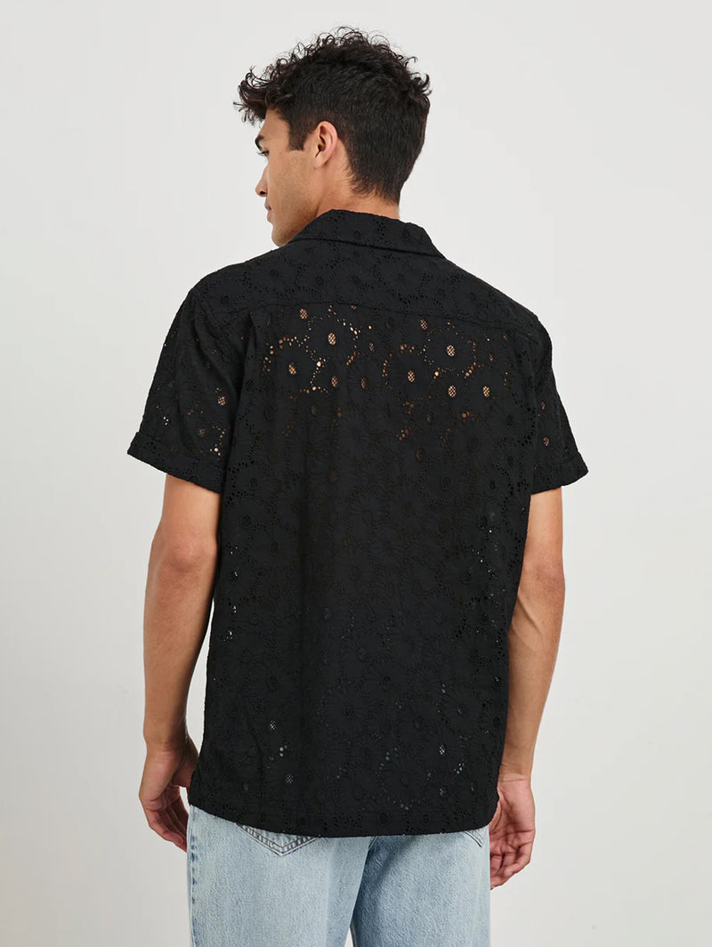 Tyler Shirt - Black Floral-Rails-Over the Rainbow