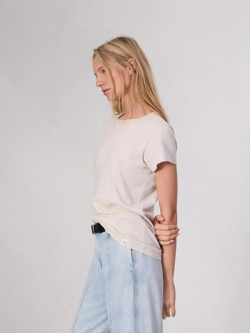 The Slub Tee - Warm Grey-RAG + BONE-Over the Rainbow