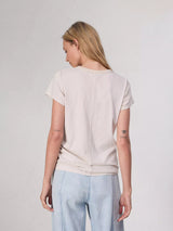 The Slub Tee - Warm Grey-RAG + BONE-Over the Rainbow