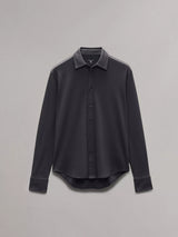 Tomlin Pima Cotton Shirt - Black-RAG + BONE-Over the Rainbow